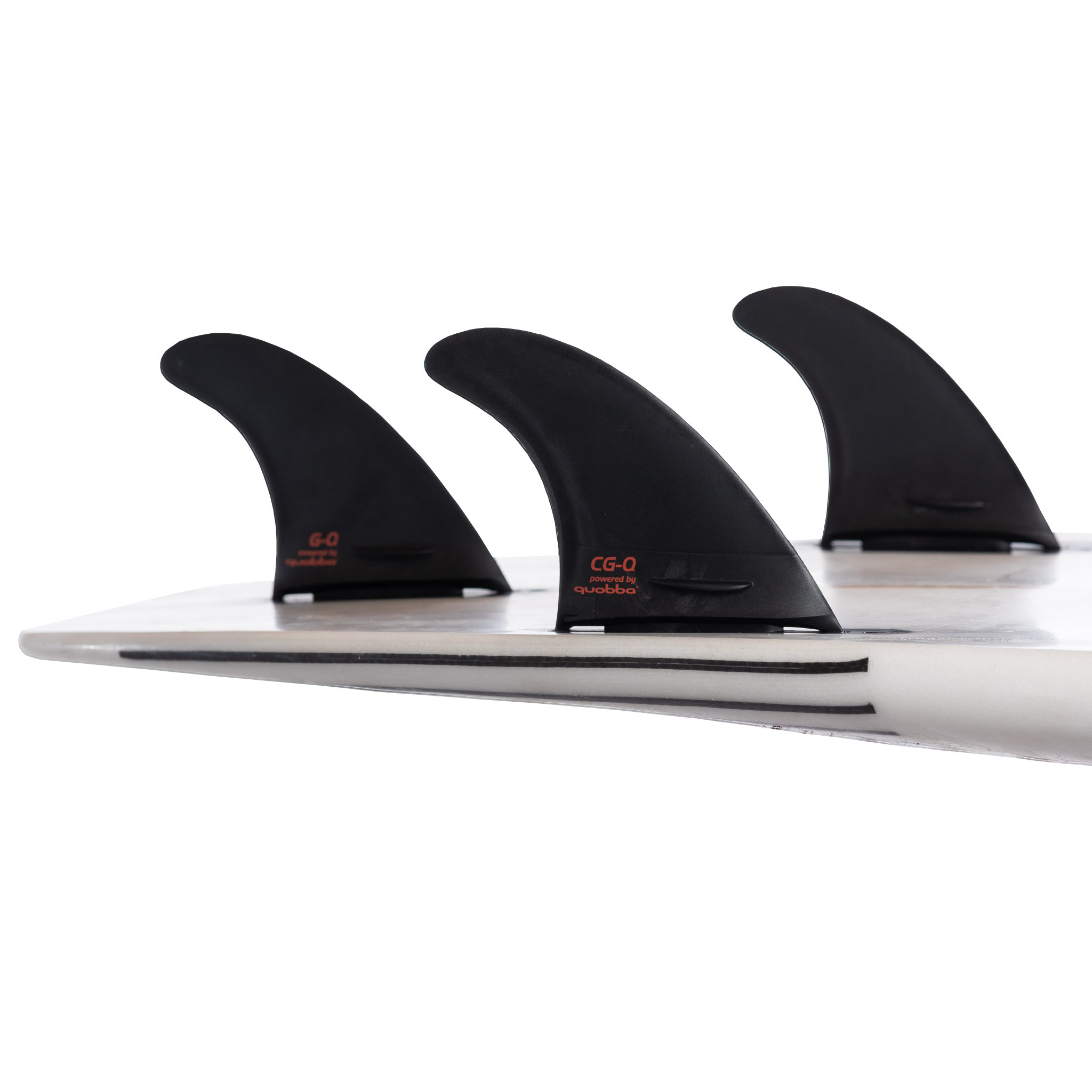 Carbon Glass Series - Medium - Single Tab - Thruster Set