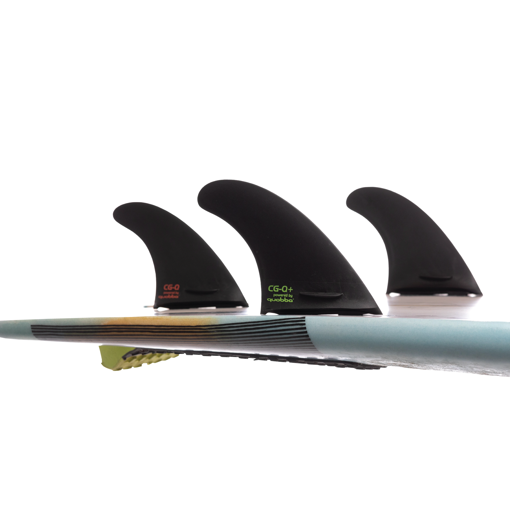 Carbon Glass Series - Mixed sizes - Dual Tab - Thruster Set