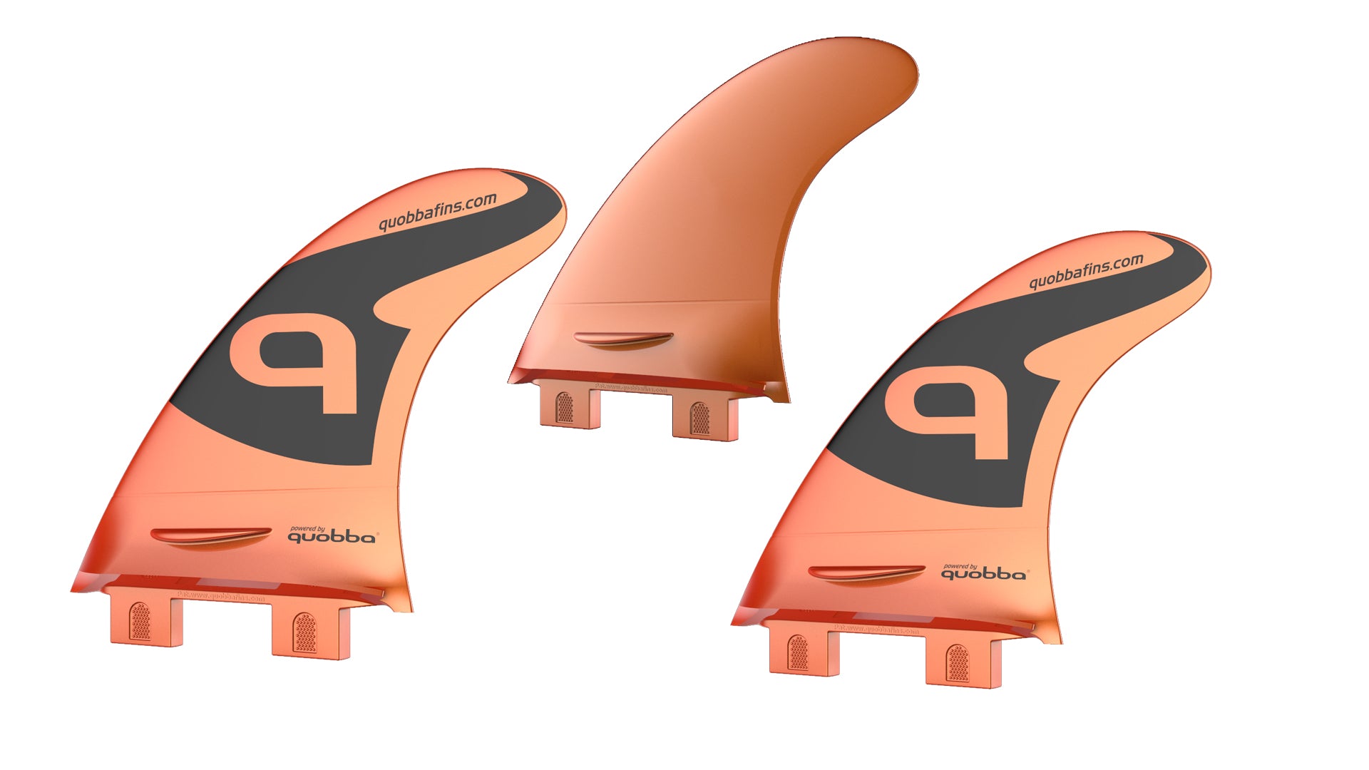 Glass Series - Medium - Dual Tab -Thruster Set